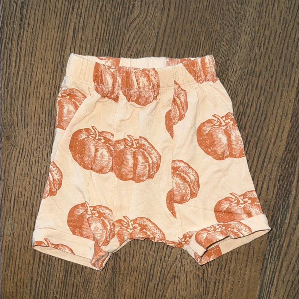 Kate Quinn Pumpkin Pattern Baby Shorts